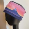 Panorama Cervin, rose et jaune , bandeau personnalisable