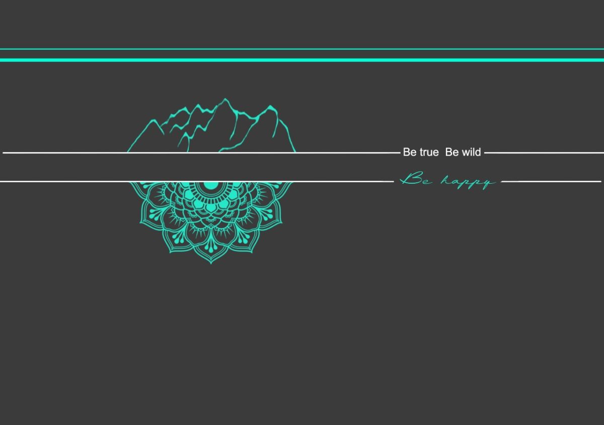 Tour de cou personnalisable - mandala et montagne