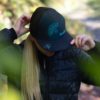Casquette running Trucker, Inspirés par la nature, montagne, création suisse, Le Cervin noir et blanc, montagne suisse,Casquette Mandala