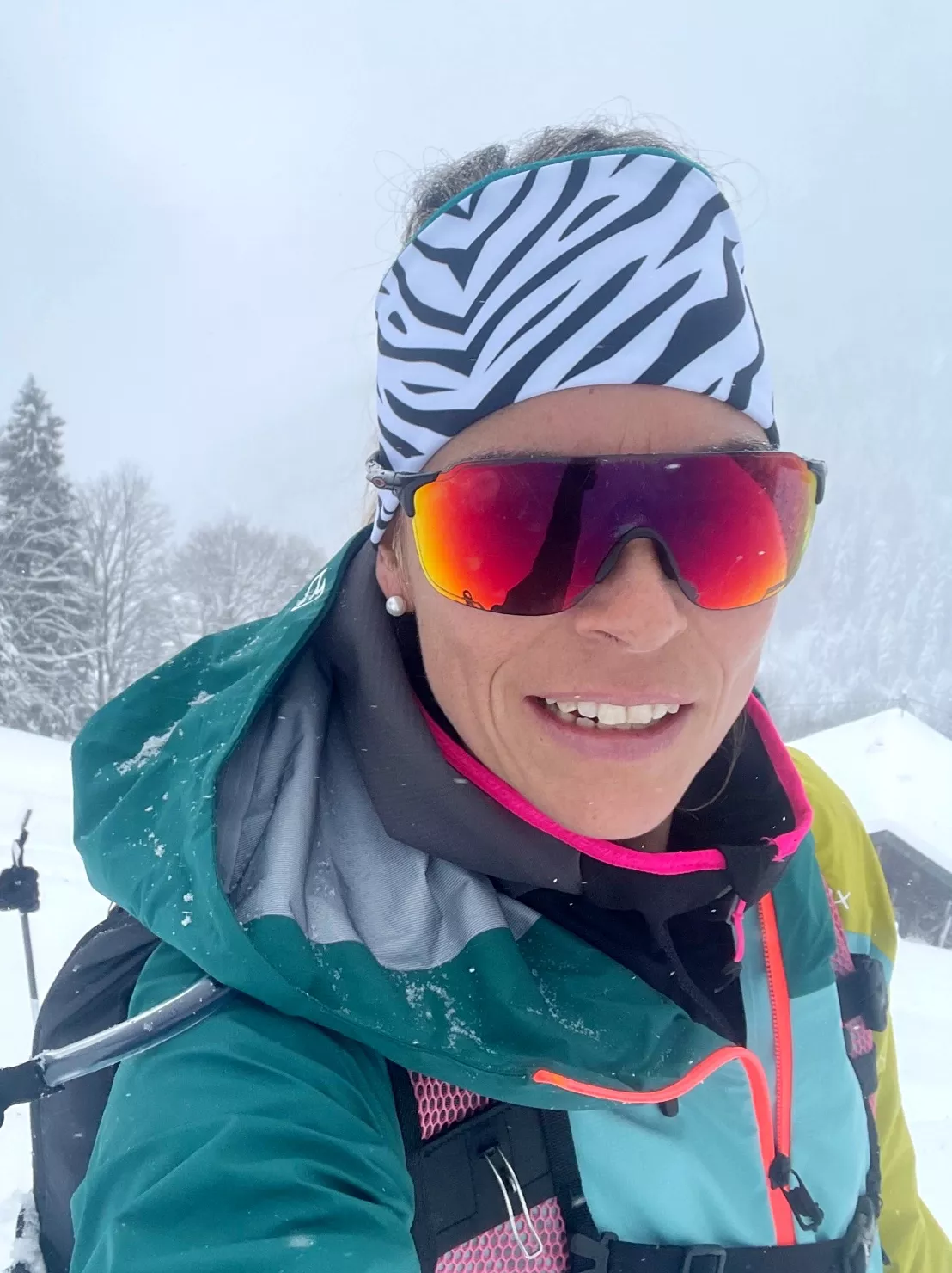 bandeau personnalisable, personnalisé montagne suisse, zèbre, création suisse, pour les activités extérieures et la montagne