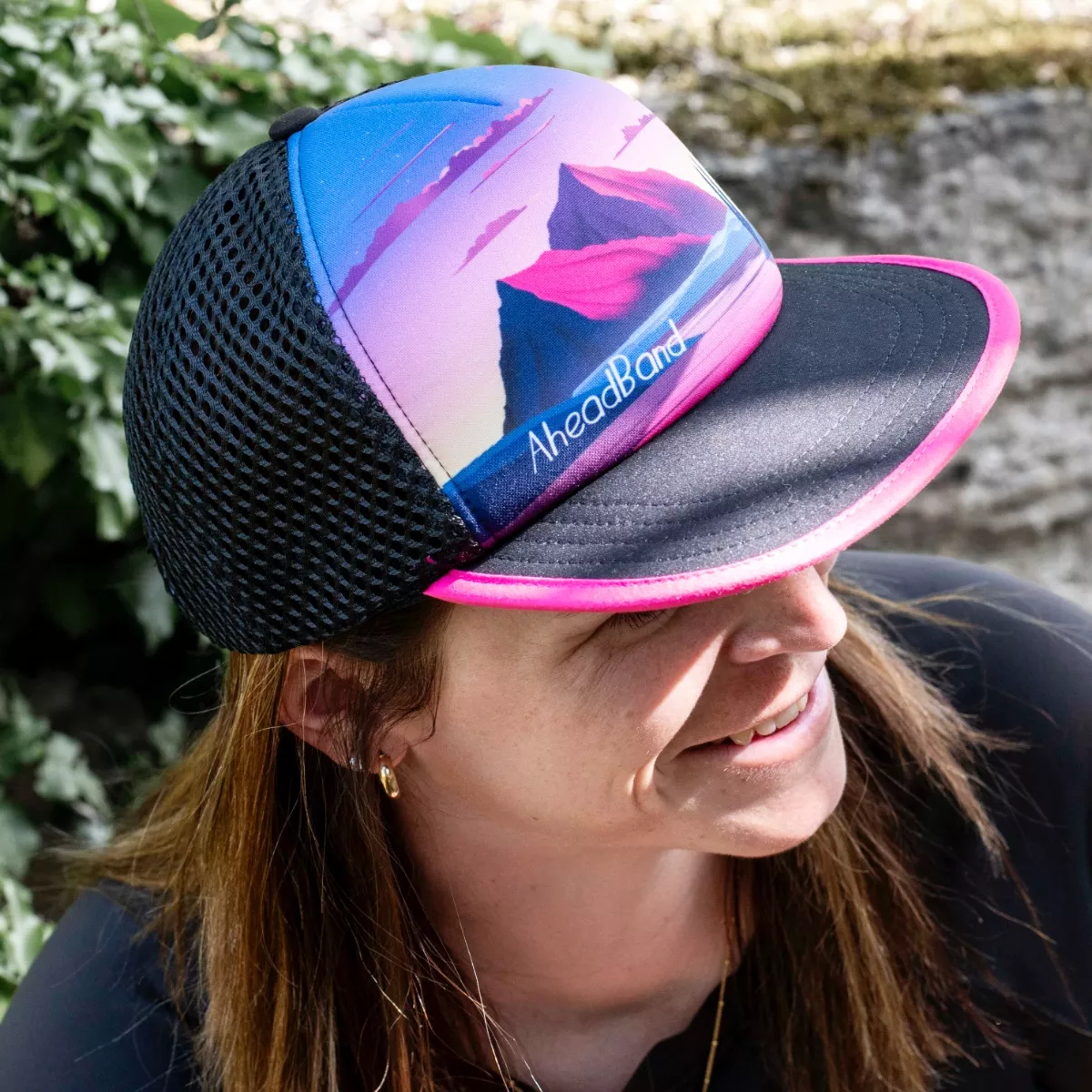 Casquette course à pied et sport extérieur, casquette montagne création suisse,