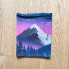 Tour de cou personnalisable, montagne suisse, zèbre, création suisse, pour les activités extérieures et la montagne,