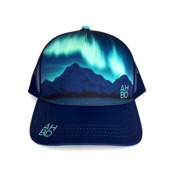 Casquette running Trucker, Inspirés par la nature, montagne, création suisse, Le Cervin noir et blanc, montagne suisse, Casquette montagne Catogne, Dent blanche, Dents-du-Midi, casquette montagne suisse
