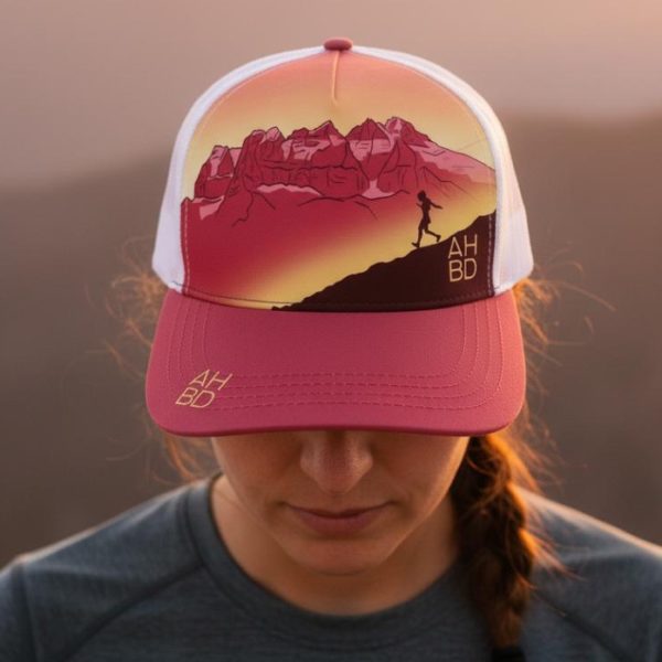 Casquette running Trucker, Inspirés par la nature, montagne, création suisse, Le Cervin noir et blanc, montagne suisse, Casquette montagne Catogne, Dent blanche, Dents-du-Midi, casquette montagne suisse