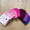 Bonnet douillet et élégant prune