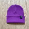 Bonnet douillet et élégant prune