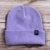 Bonnet douillet et élégant mauve