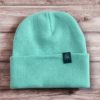 Bonnet douillet et élégant menthe