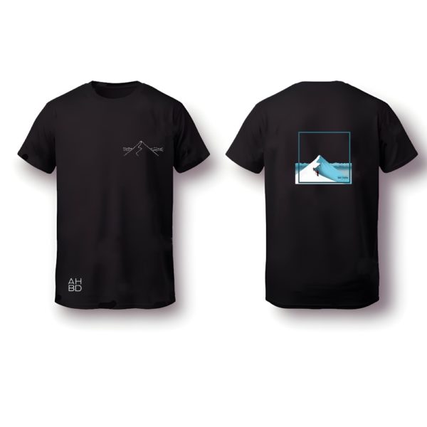 T-shirt montagne suisse, t-shirt décontracté running, alpes suisse