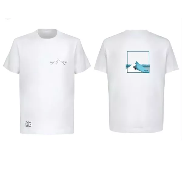 T-shirt montagne suisse, t-shirt décontracté running, alpes suisse