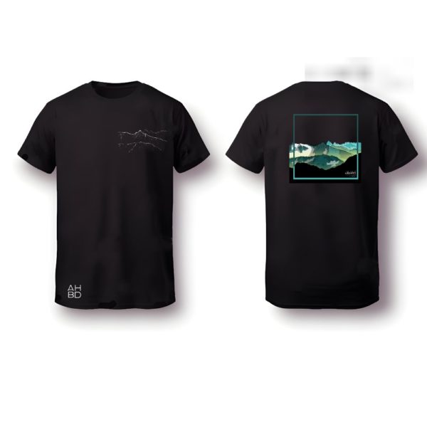 T-shirt montagne suisse, t-shirt décontracté running, alpes suisse