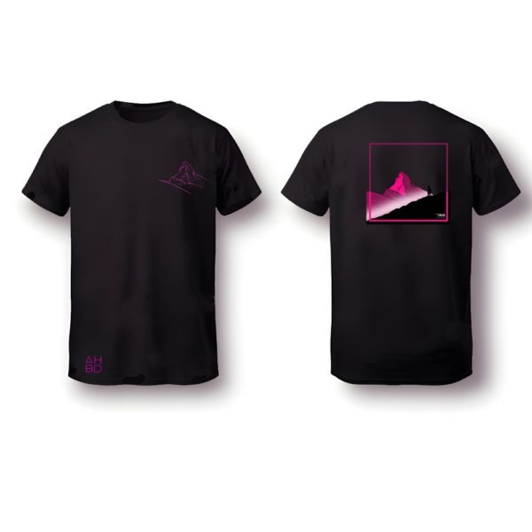 T-shirt montagne suisse, t-shirt décontracté running, alpes suisse, Ruinette, Grammont , Cervin