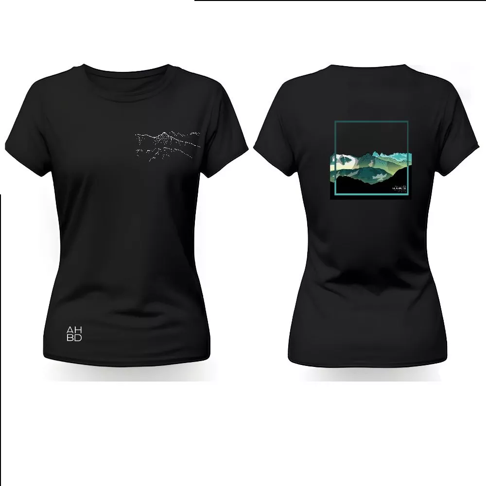 T-shirt montagne suisse, t-shirt décontracté running, alpes suisse, Ruinette, Grammont , Cervin