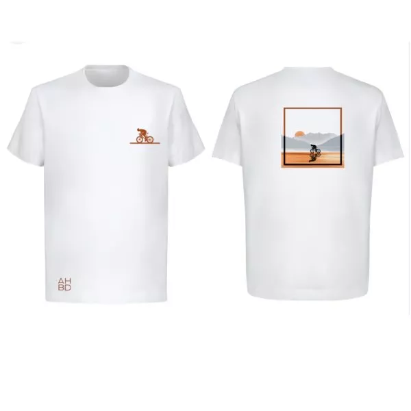 T-shirt montagne suisse, t-shirt décontracté running, alpes suisse, Ruinette, Grammont , Cervin, riding, cycling, vélo