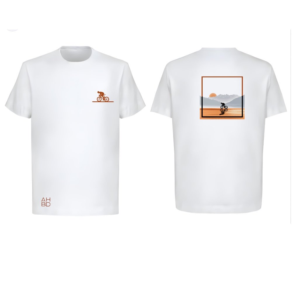 T-shirt montagne suisse, t-shirt décontracté running, alpes suisse, Ruinette, Grammont , Cervin, riding, cycling, vélo