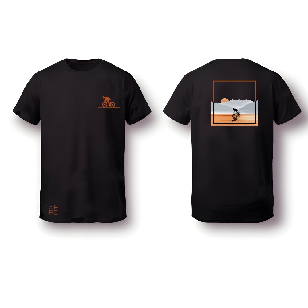 T-shirt montagne suisse, t-shirt décontracté running, alpes suisse, Ruinette, Grammont , Cervin, riding, cycling, vélo