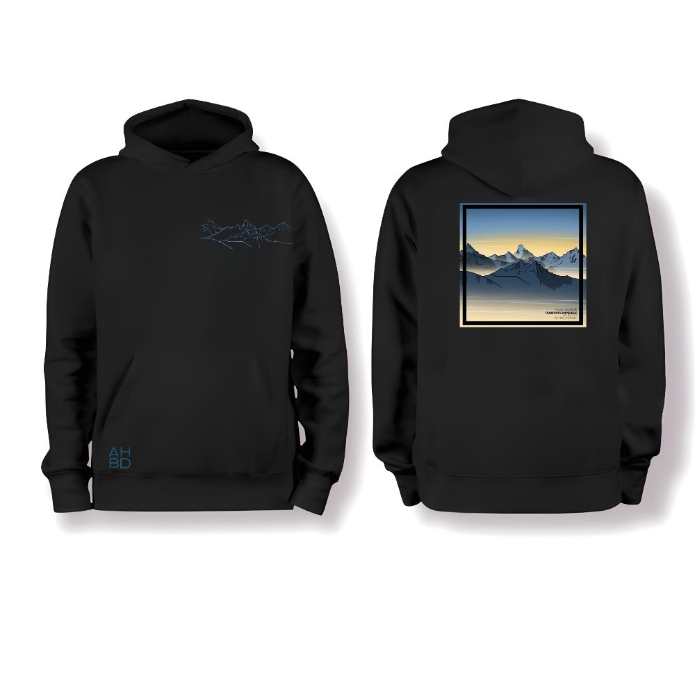 Pull à capuche hoodie montagne suisse, Chavalard, Cervin, hoodie enfant, création suisse , pull suisse, Grammont, Dents-du-Midi, Pull à capuchon, ruinette, couronne impériale