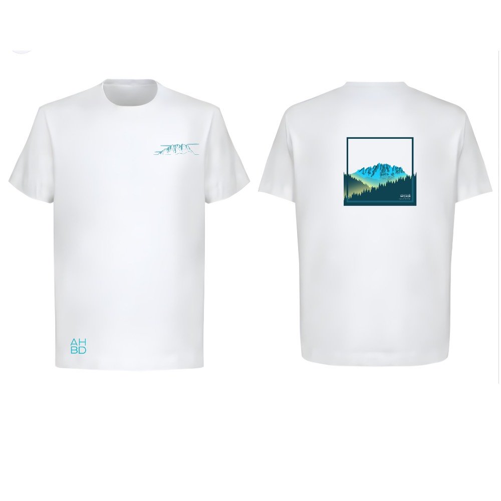 T-shirt montagne suisse, t-shirt décontracté running, alpes suisse, Ruinette, Grammont , Cervin, riding, cycling, vélo, chasseral, Gastlosen