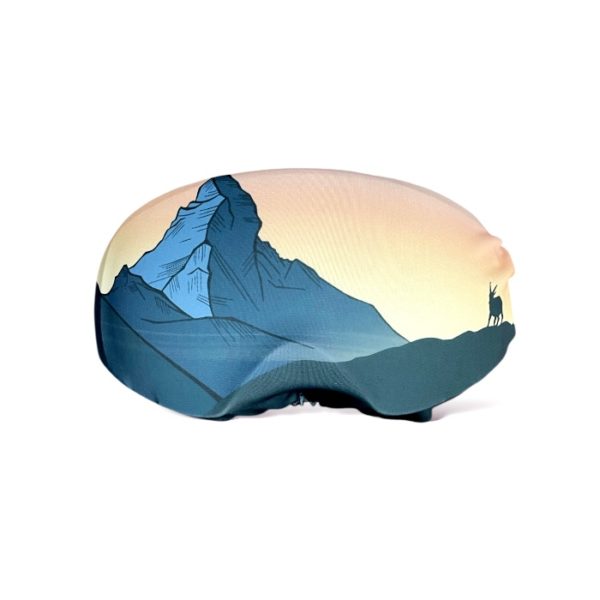 Protège-masque Cervin , fabriqué en suisse, protège masque personnalisable, Cervin