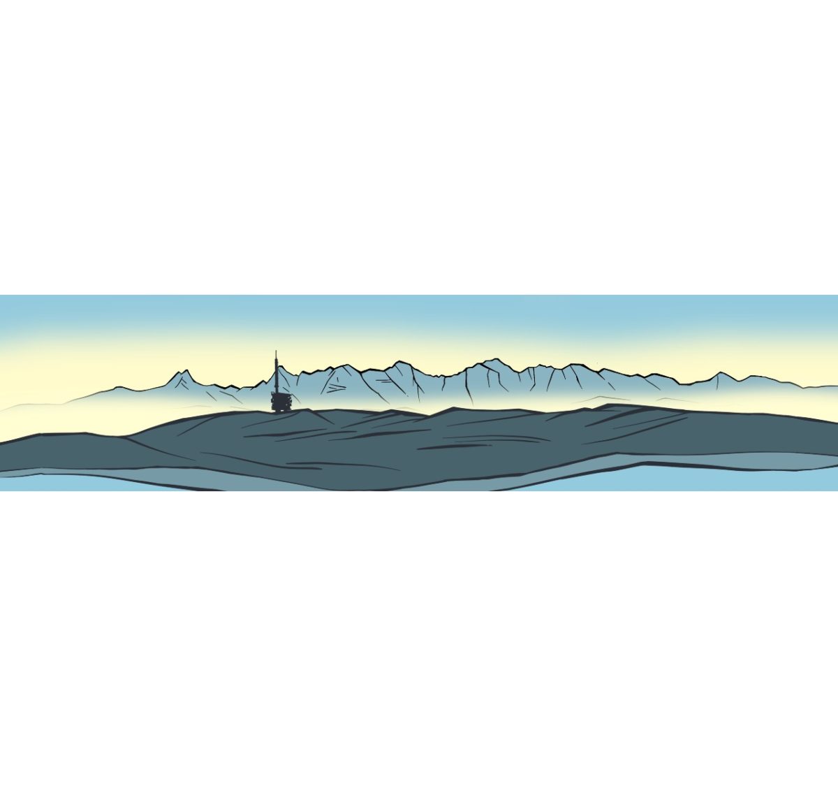 Bandeau montagne suisse, bandeau course à pied, bandeau sport, enfant montagne suisse, création suisse
