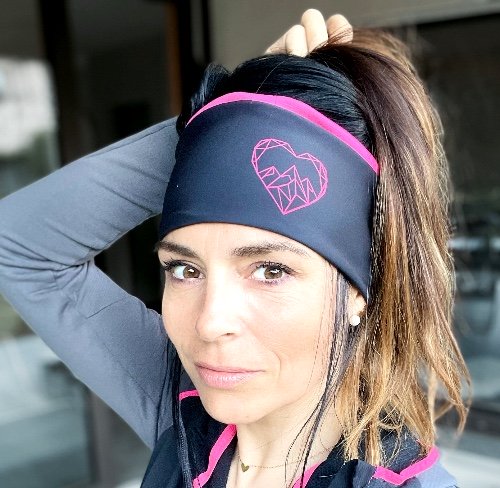 Bandeau mandala et lotus, bandeau sport suisse, création suisse, headband suisse , headband sport, bandeau Love, bandeau amour, sport et st-Valentin