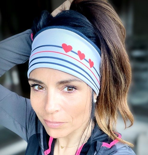 Bandeau mandala et lotus, bandeau sport suisse, création suisse, headband suisse , headband sport, bandeau Love, bandeau amour, sport et st-Valentin