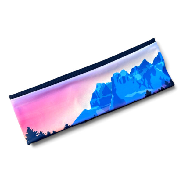 Bandeau montagnard, bandeau suisse, bandeau sport, bandana sport, bandeau personnalisable, montagne suisse, biche et faon, bandeau montagne suisse, bandeau sport montagne, bandeau sport suisse, bandeau trail, bandeau ski, bandeau fabriqués en suisse, bandeau dents-du-midi