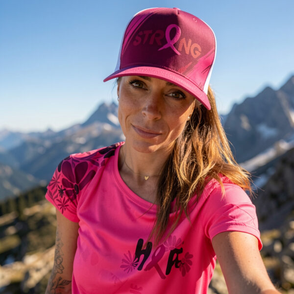 casquette montagne suisse, casquette mandala, casquette sport suisse, casquette montagne, casquette alpes, trucker, running trucker, casquette running, casquette alpes, casquette lotus, casquette montagne Casquette pinktober - octobre rose